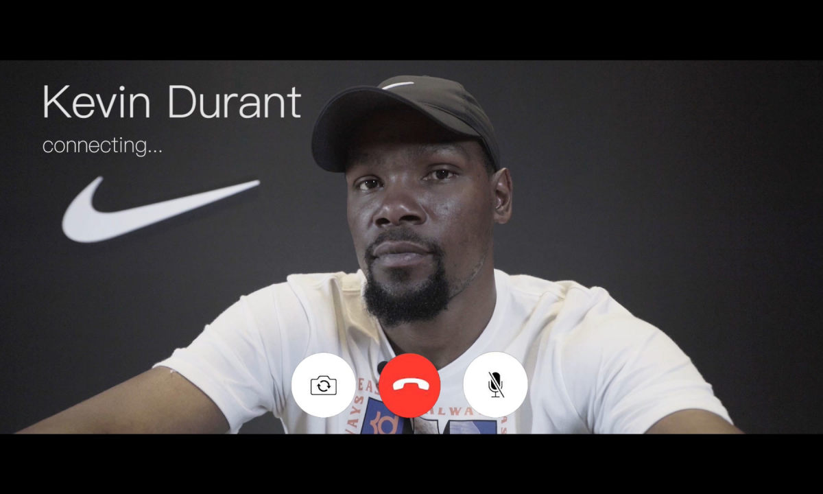 接到 KD 的 Facetime，你会对他说什么？