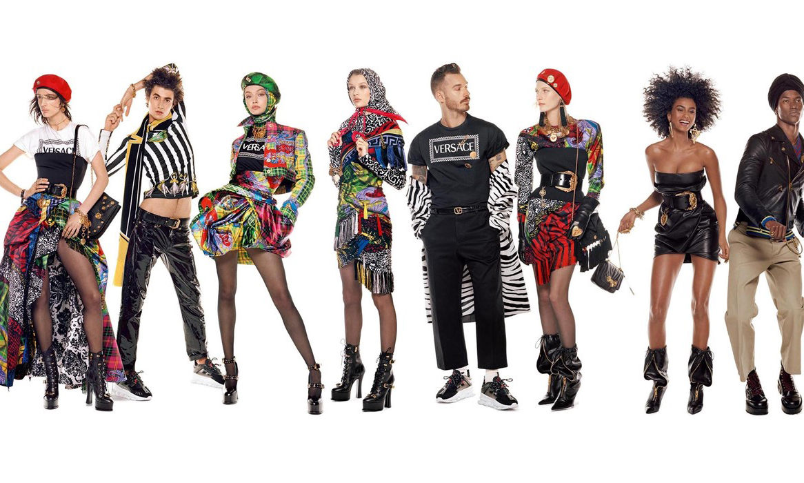 拥有54 个模特的 Versace 2018 秋冬广告大片