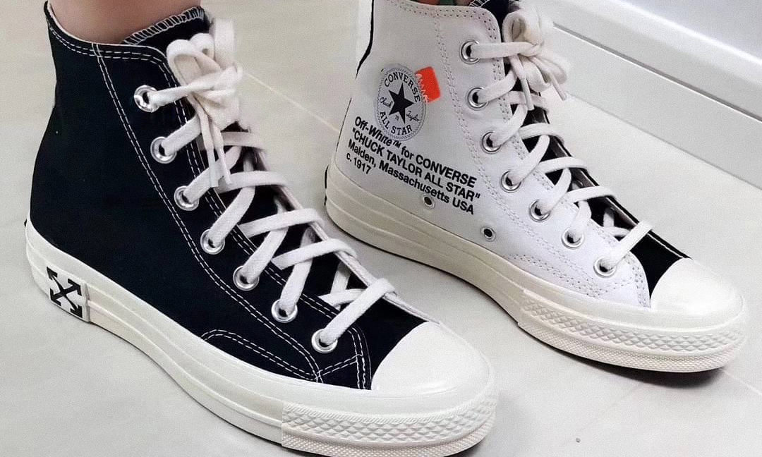 阴阳撞色加持，Virgil Abloh x CONVERSE Chuck Taylor ’70 更多谍照曝光