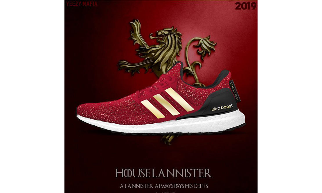 兰尼斯特家族现身！《权力的游戏》x adidas 第二款 Ultra Boost 曝光