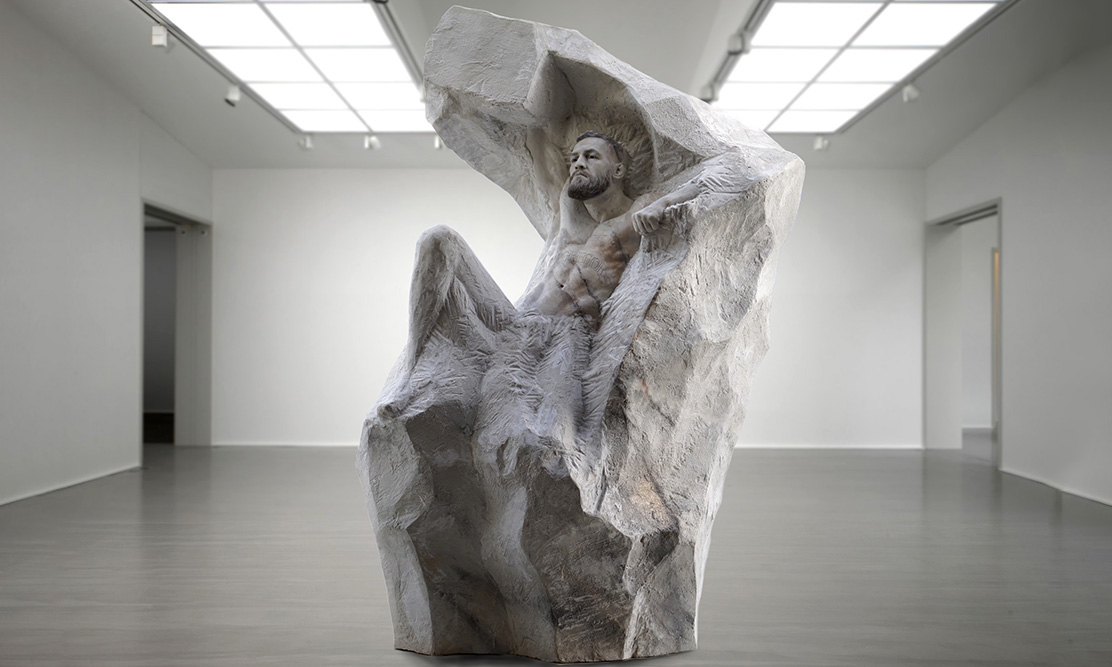 艺术家 Aspencrow 为 Conor McGregor 打造了一座大理石雕像