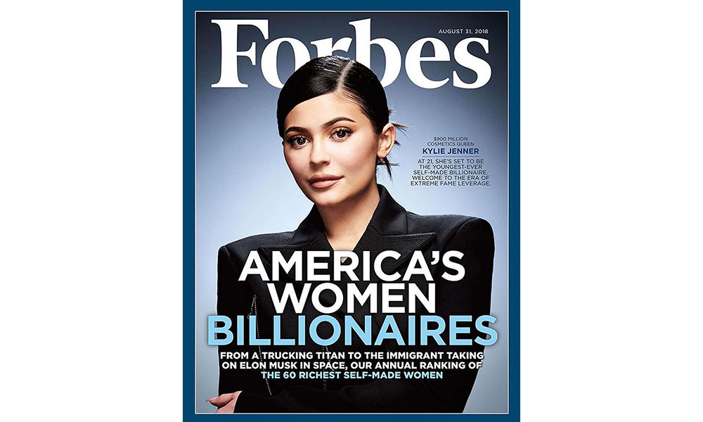 Kylie Jenner 或将取代 Mark Zuckerberg 成为历史上最年轻的亿万富翁