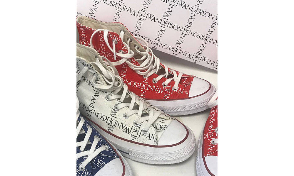 满版 Logo 的 JW Anderson x CONVERSE 联乘款来了