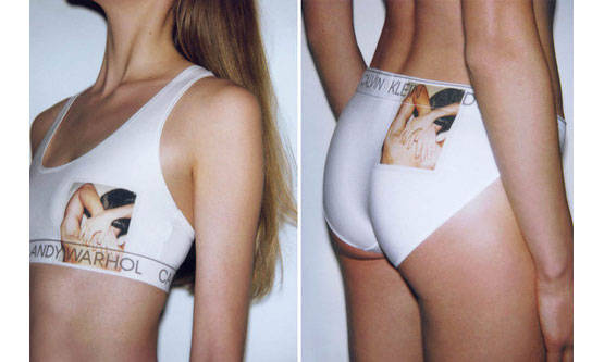 Calvin Klein Underwear 推出 Andy Warhol 拍立得图案内衣系列
