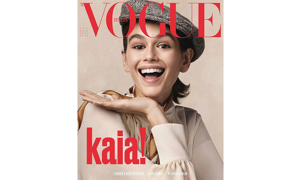Kaia Gerber 登上《VOGUE》意大利版 7 月刊