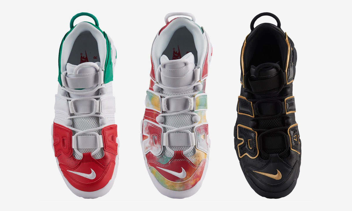 三都会集结，Nike Air More Uptempo 欧洲城市限定配色预览