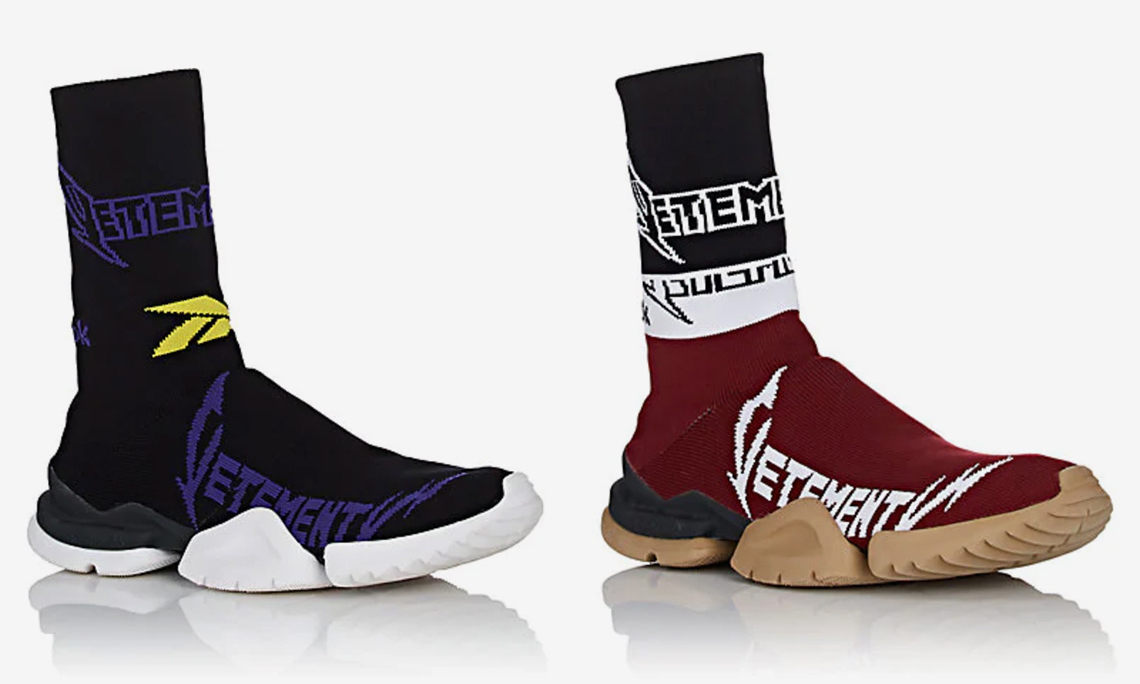 VETEMENTS X Reebok 新季联名 Sock Runner 现已正式发售