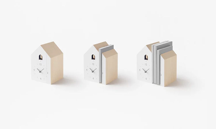 Nendo 以三种不同的设计重新诠释传统的布谷鸟时钟