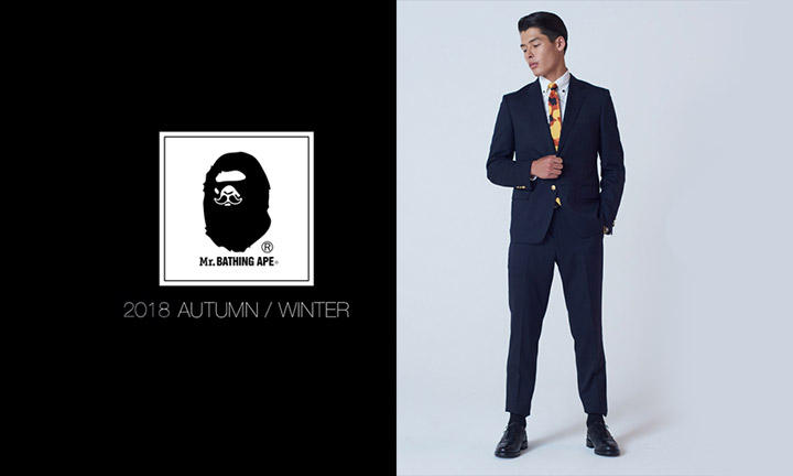Mr. BATHING APE® 2018 秋冬系列造型 Lookbook 发布