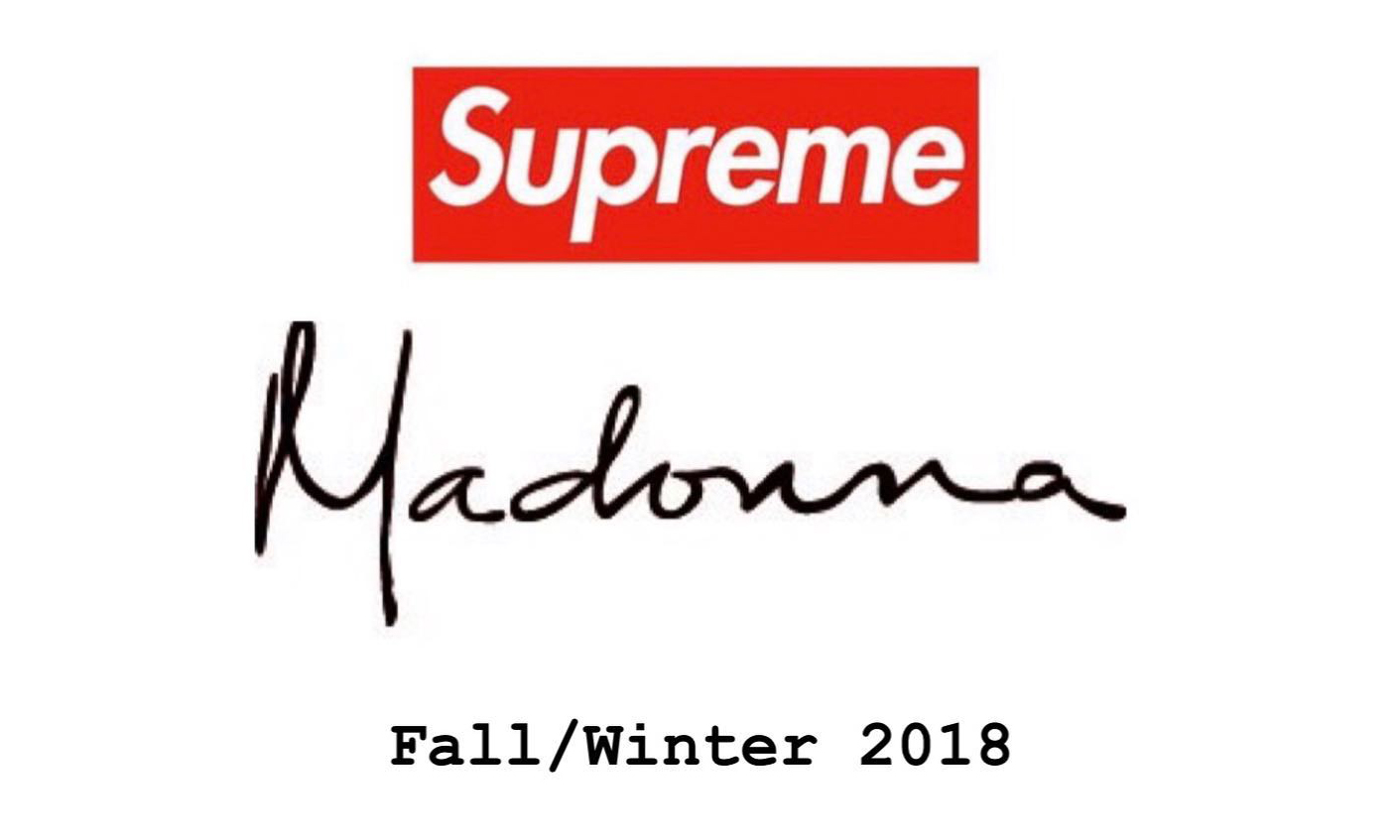 Supreme x 麦当娜 Photo Tee 将在 18 秋冬系列首周发售