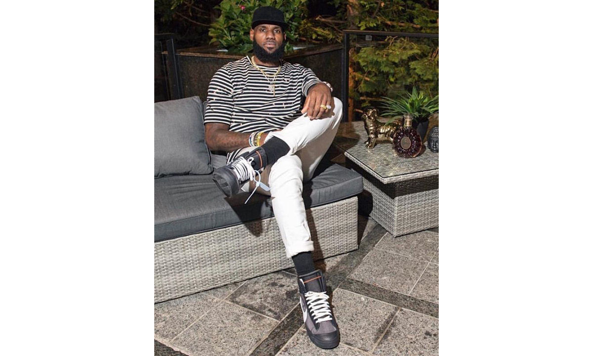 LeBron James 曝光全新 Virgil Abloh x NikeLab Blazer 2.0