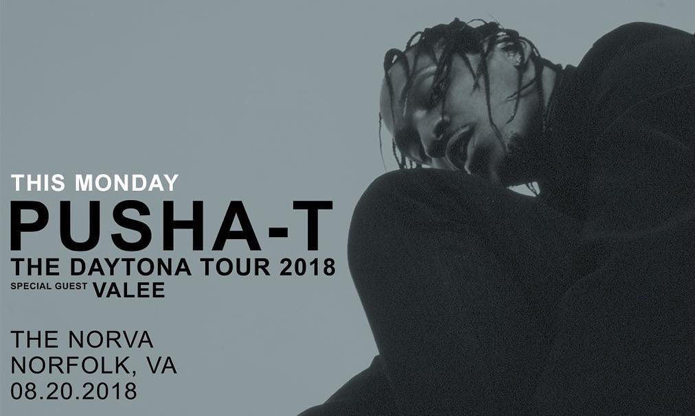 Pusha T 即将带着自己的 “The Daytona Tour” 回到家乡 Norfolk