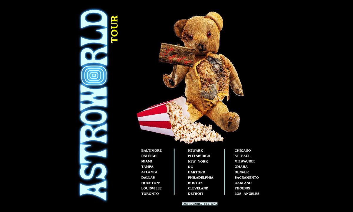 Travis Scott 即将开启 ASTROWORLD TOUR 巡演
