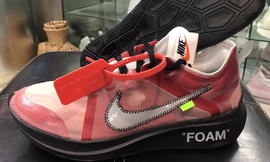 红色 Virgil Abloh x NikeLab Zoom Fly Sample 曝光