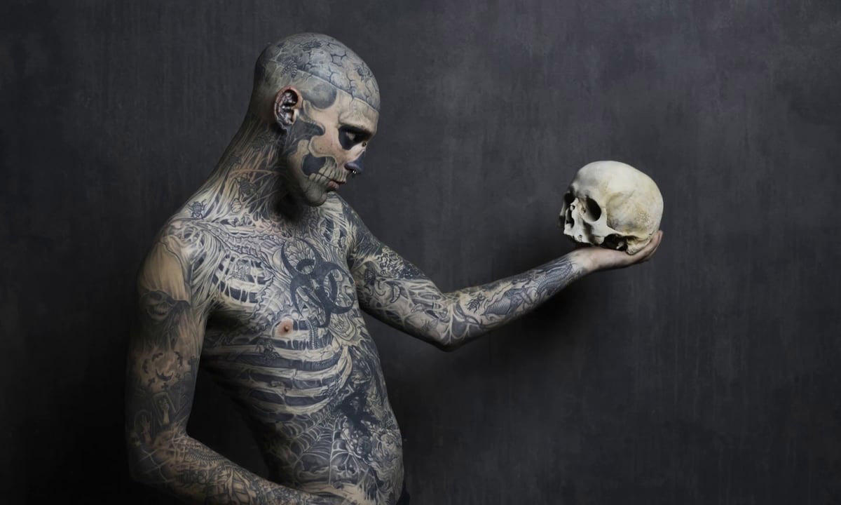 “僵尸男孩” Rick Genest 自杀辞世，终年仅 32 岁