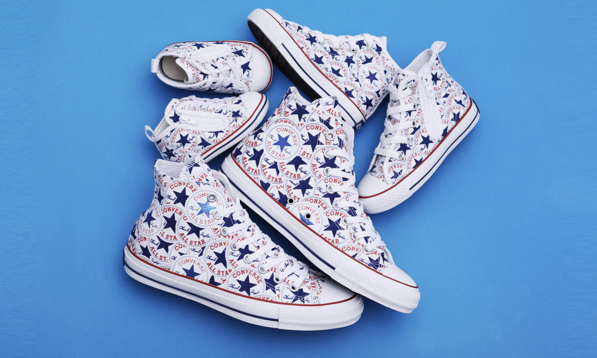 亲子装登场，CONVERSE 呈现满版 logo ALL STAR 100