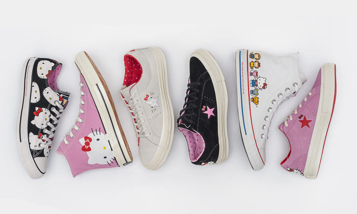 萌到犯规！Hello Kitty x CONVERSE 最新联名系列预览