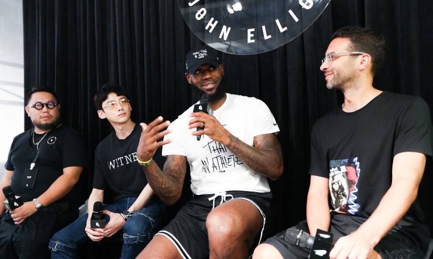 不仅仅是运动员，LeBron James x John Elliott 在上海发布