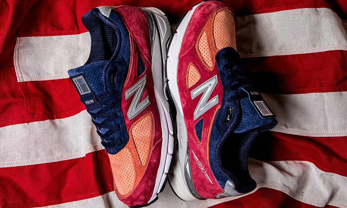 星条旗元素加持，New Balance 990v4 新配色登场