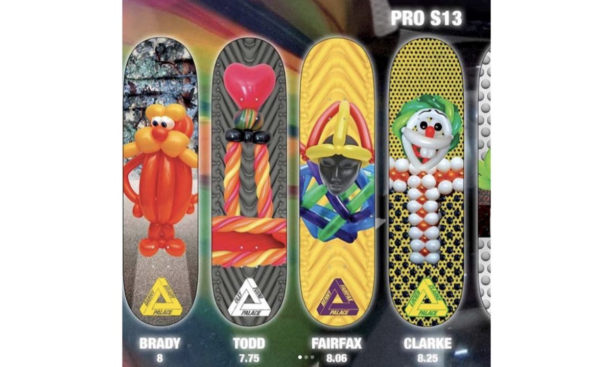 抢先预览 PALACE 秋季将发售的滑板新设计