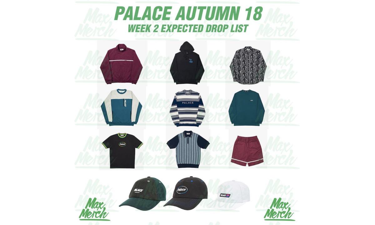 PALACE 秋季系列第二周发售单品一览