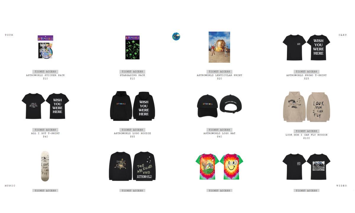 Travis Scott “ASTROWORLD” 全部单品补货