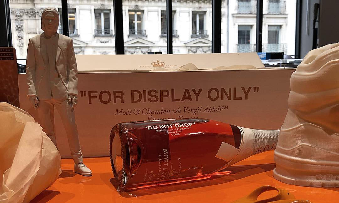 Virgil Abloh 最新联名的对象是香槟品牌？
