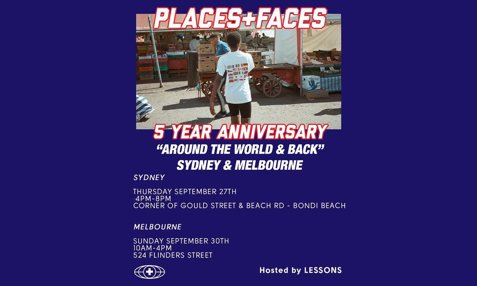 PLACES + FACES 5 周年期限定将在悉尼、墨尔本展开