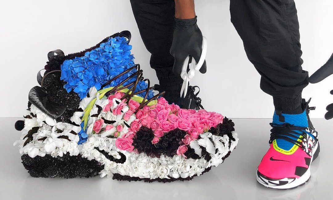 Mr. Flower Fantastic 打造最新 ACRONYM® x NikeLab 花束球鞋作品