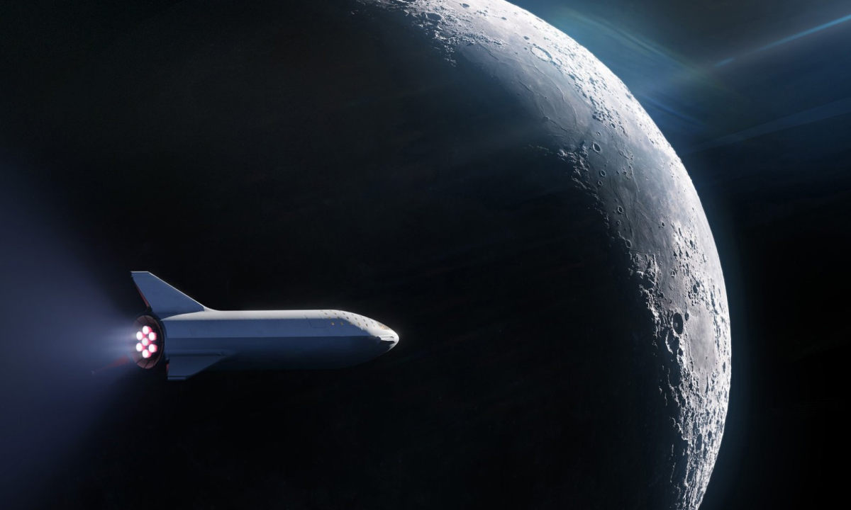 SpaceX 接到世界第一个搭乘 BFR 上月球的旅客订单