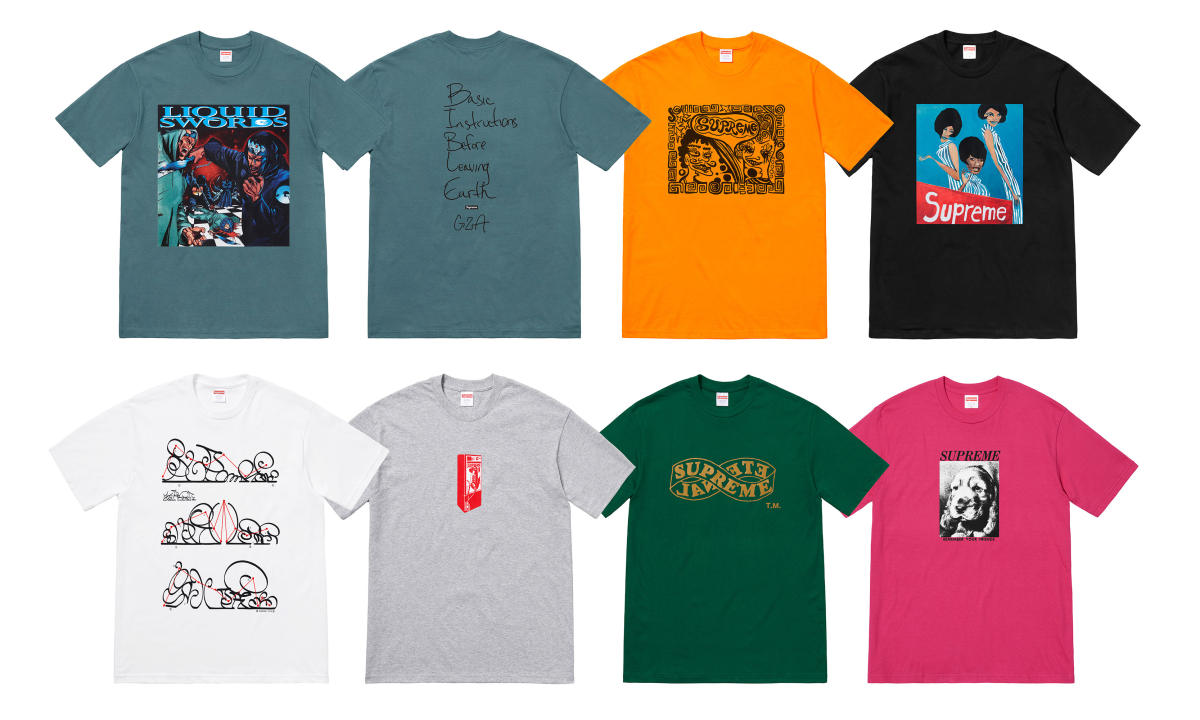 Supreme 2018 秋冬 T恤系列新品发布