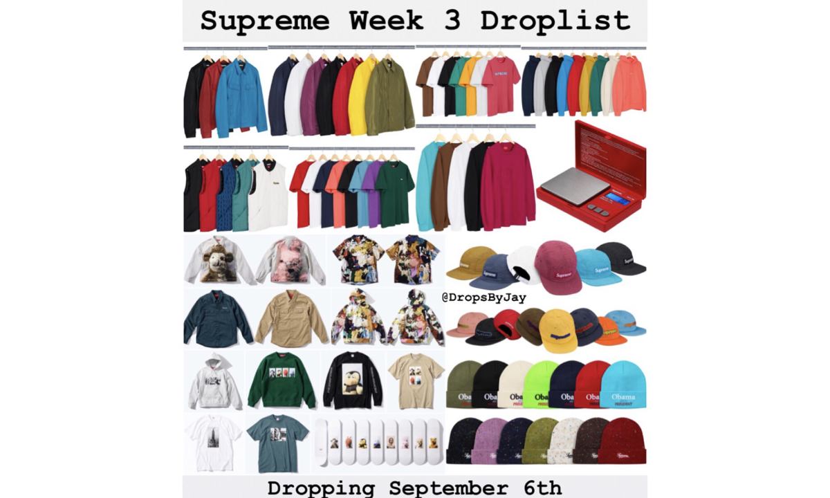 Supreme 本周发什么：18 秋冬第 3 周