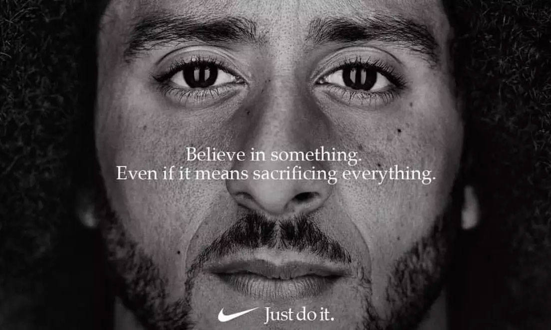 Colin Kaepernick 成为 Nike “Just Do It” 30 周年形象大使