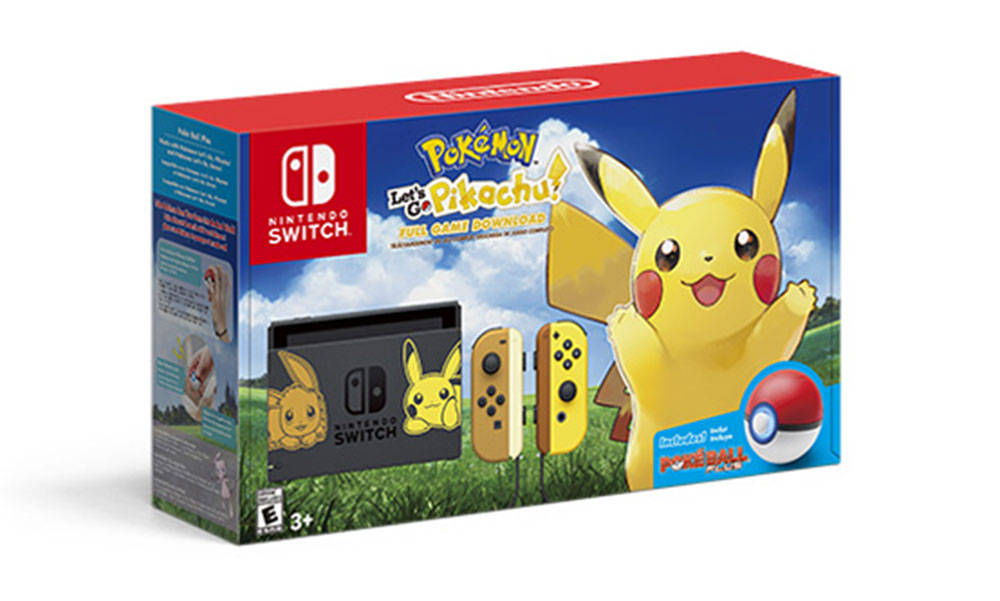 Switch 发布《Pokémon: Let ‘s Go》特别版主机套装