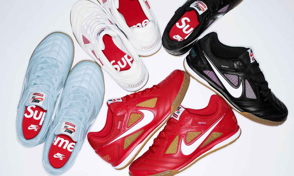 Supreme x Nike SB Gato 即将于 Nike SNKRS 补货发售