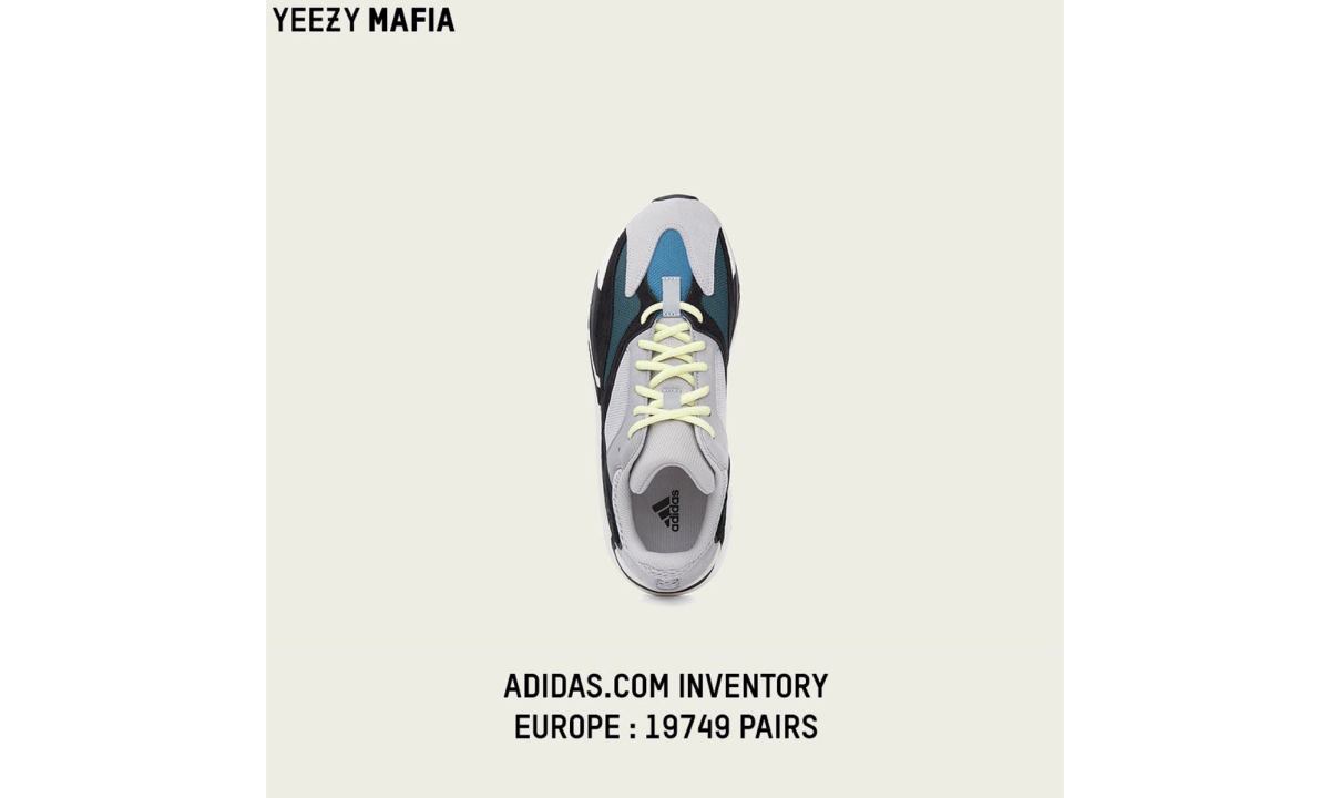 Yeezy Boost 700 欧洲官网将发售近两万双