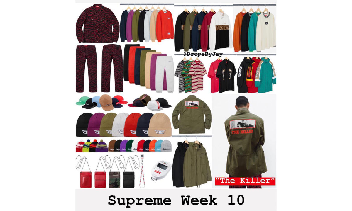 Supreme 本周发什么：18 秋冬第 10 周
