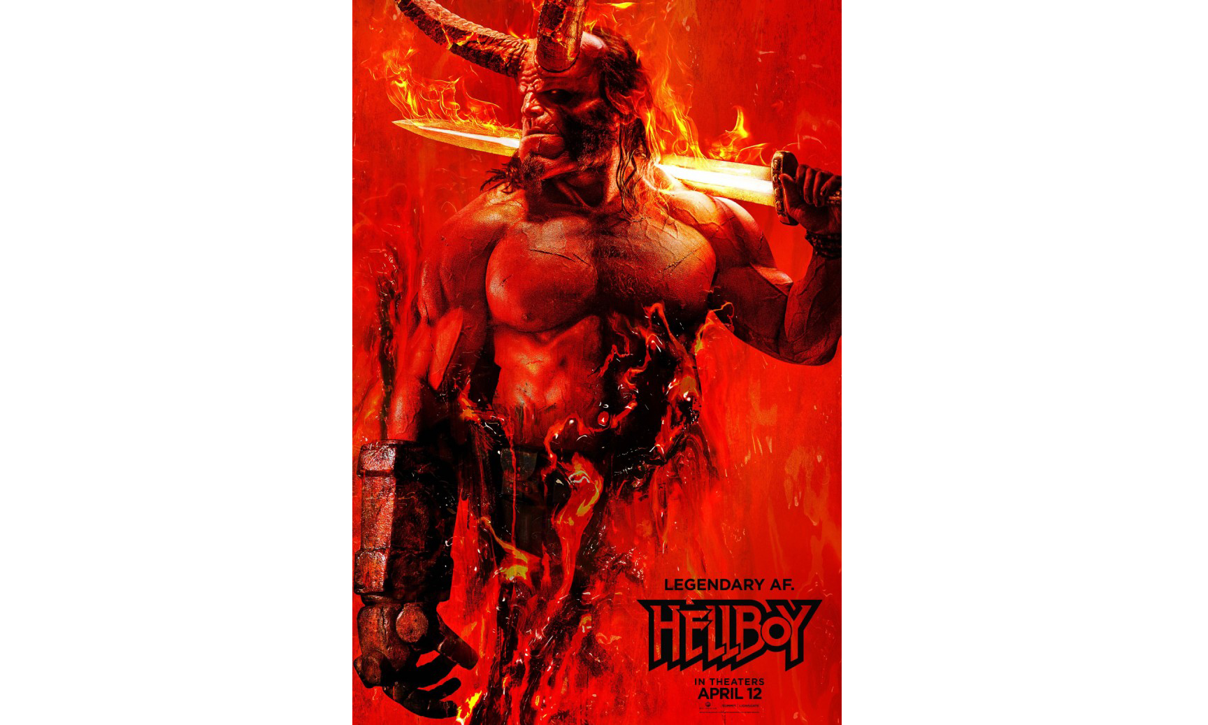 狮门影业发布新版《地狱男爵》海报公布