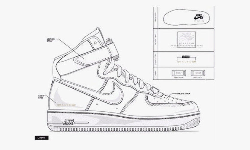 Matthew M. Williams 预告 1017 ALYX 9SM x Nike AF-1 联名细节