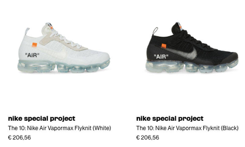 Virgil Abloh x NikeLab VaporMax 2.0 再次原价补货