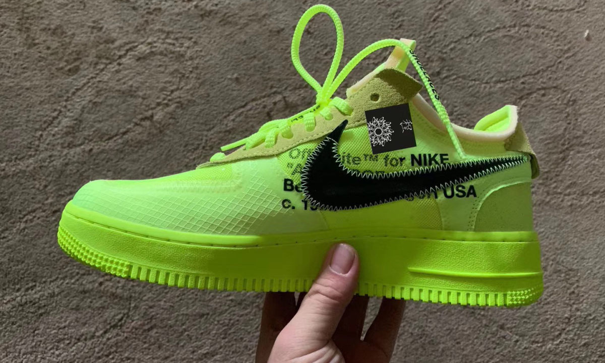 抢先预览 Virgil Abloh x Nike 联名 Air Force 1 新配色