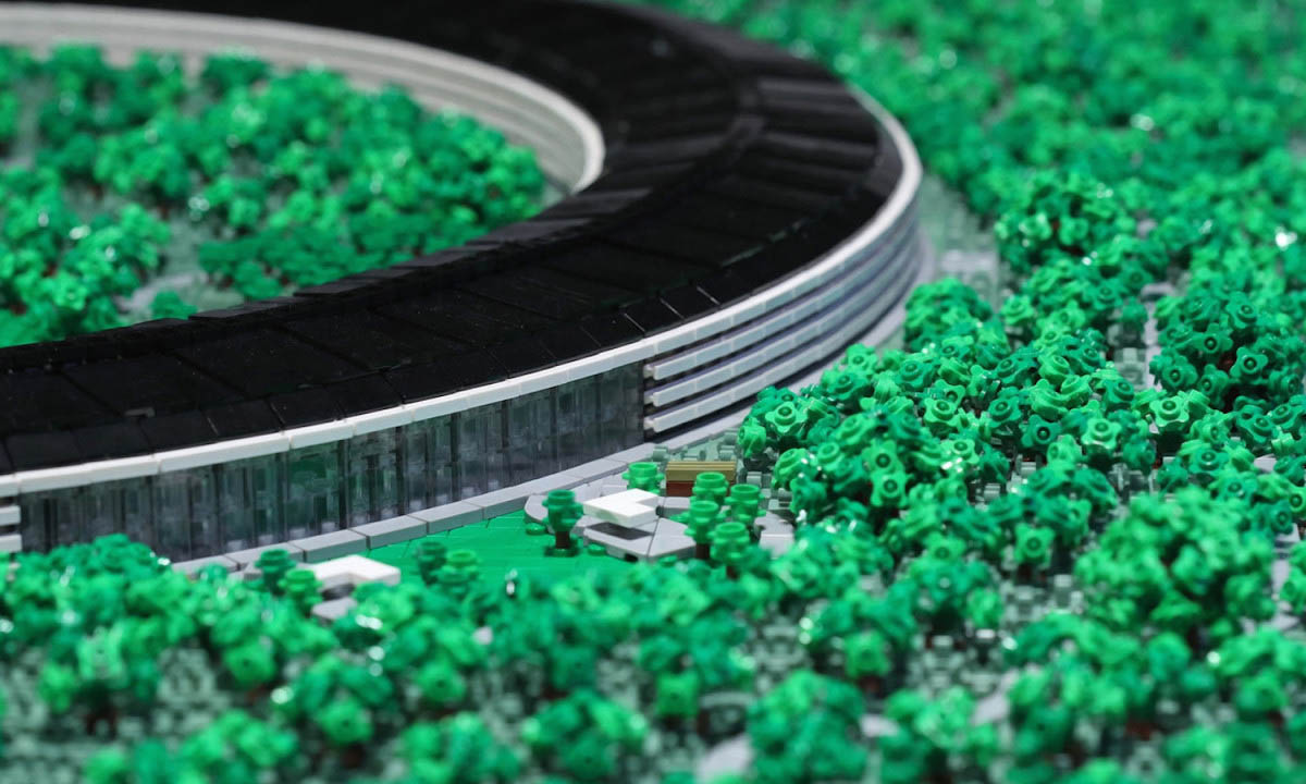 LEGO 大神打造 5.8 平方米的 Apple 园区