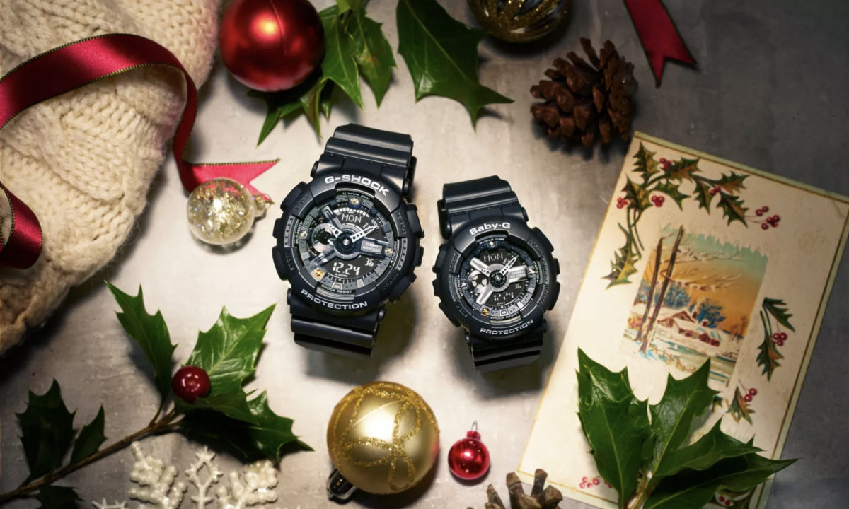 黑白粉三色可选，G-SHOCK 与 BABY-G 发布圣诞胶囊系列