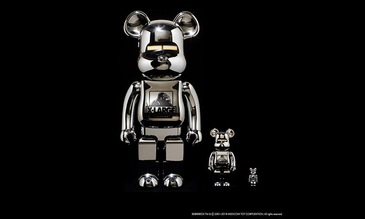 XLARGE x 空山基 x MEDICOM TOY 三方联名 BE@RBRICK 释出