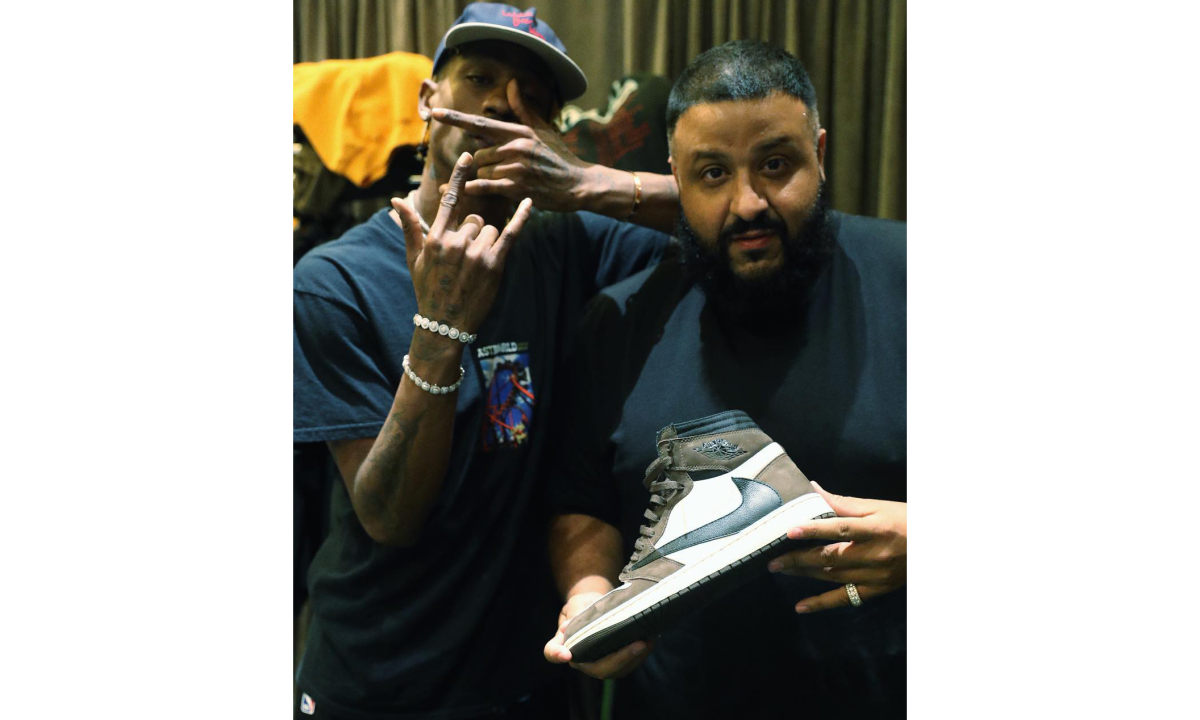 DJ Khaled 首曝 Travis Scott x Air Jordan I 清晰实物照