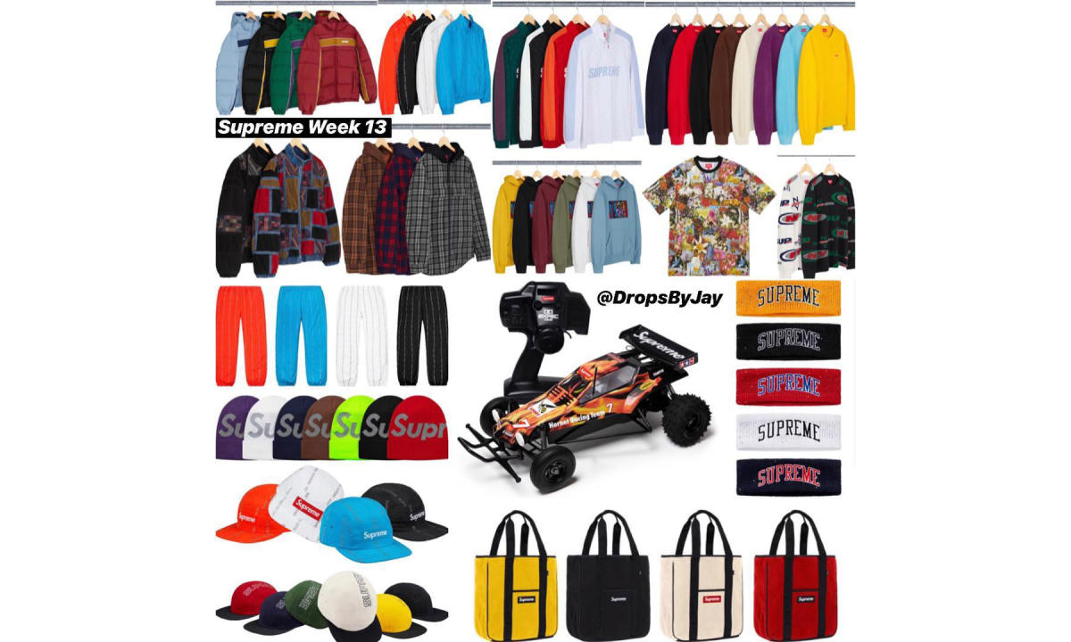 Supreme 本周发什么：18 秋冬第 13 周