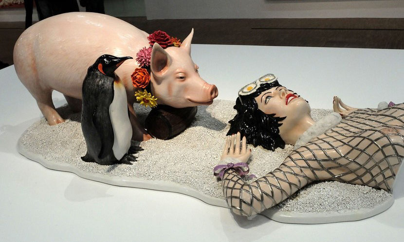 与 LV 合作过的艺术家 Jeff Koons 被判抄袭品牌 Naf Naf 的广告创意