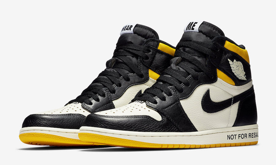 Air Jordan I “Not For Resale” 黄色版本发售日期公布