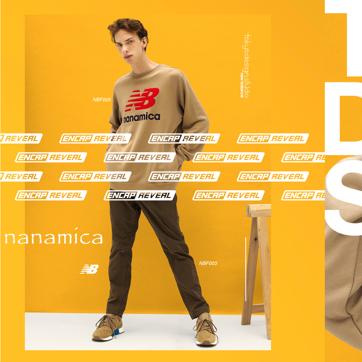 New balance x cheap nanamica coolmax crew sweat