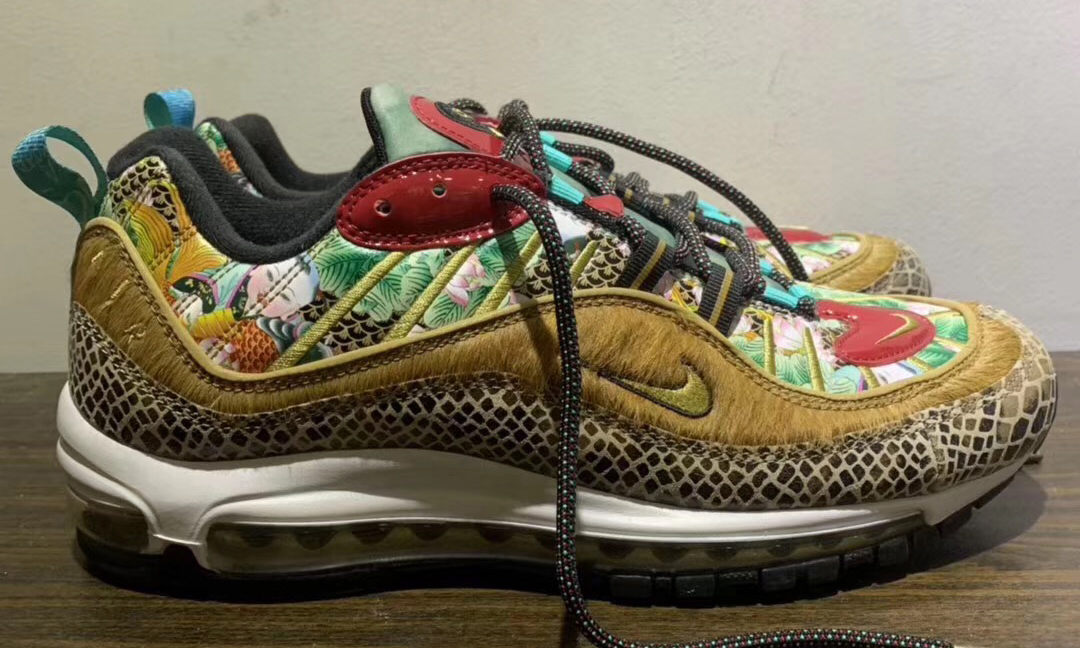 疑似 Nike Air Max 98 “中国年” 设计谍照曝光